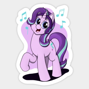 Starlight with Headphones Sticker